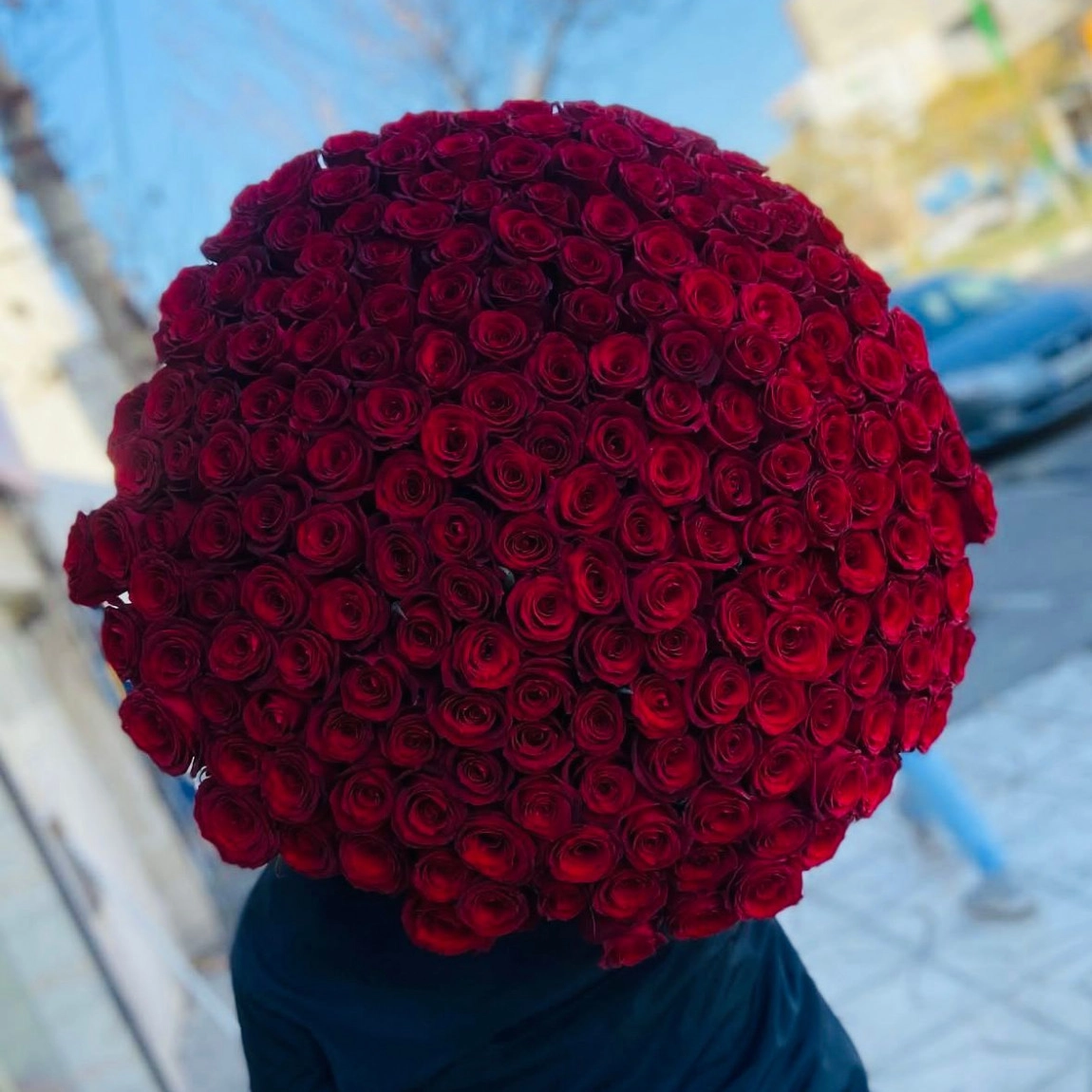 201 Adet Kirmizi Gül Buketi̇