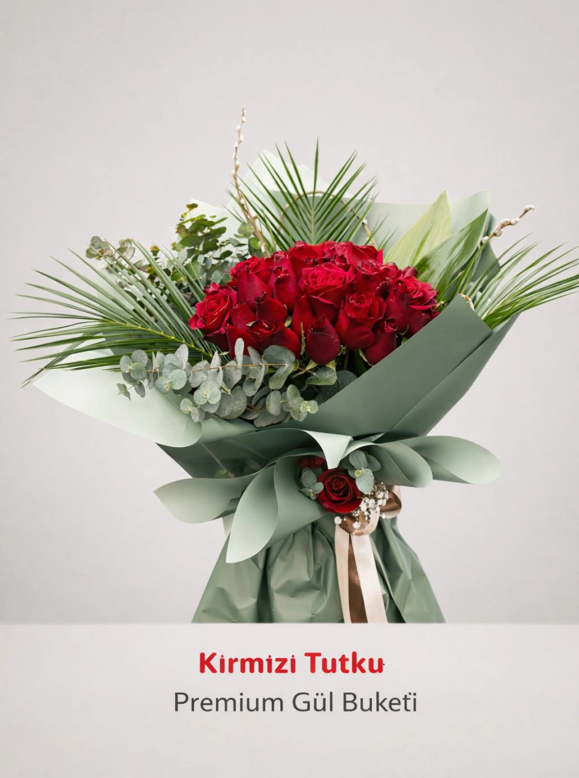 35 Adet Kırmızı Gül Buketi