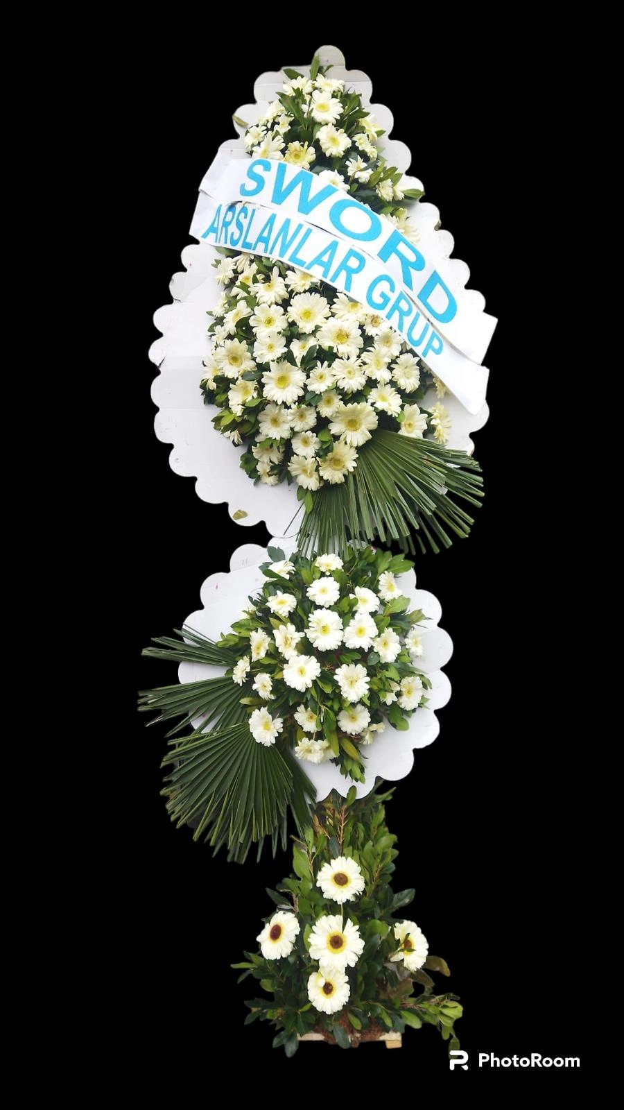 Beyaz Renk Çi̇ft Göbek Çelenk