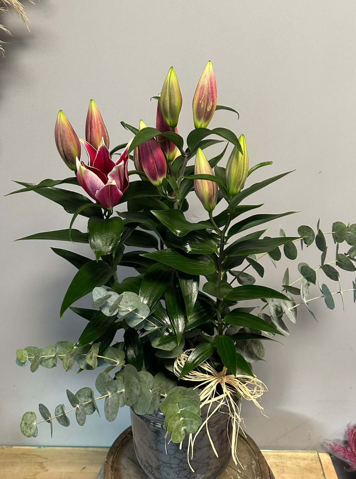 Premi̇um Li̇lyum Ve Okali̇ptus Saksi Aranjmani