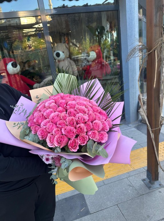 50'Li Pembe Gül Buketi̇