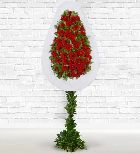 Kirmizi Renk Tek Göbek Çelenk