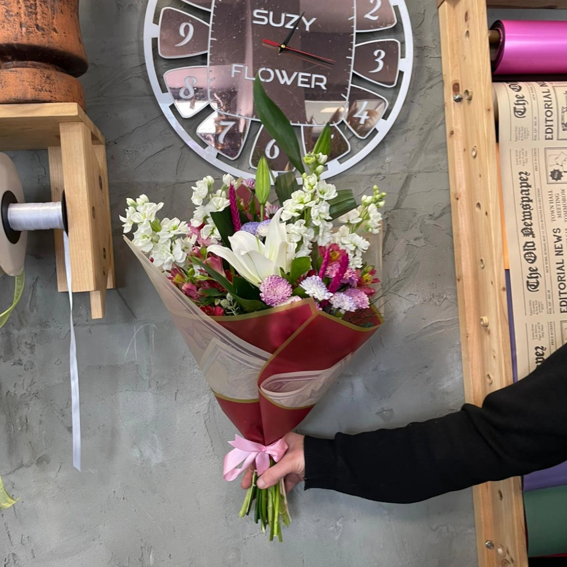 Lüks Karışık Mevsim Çiçekleri