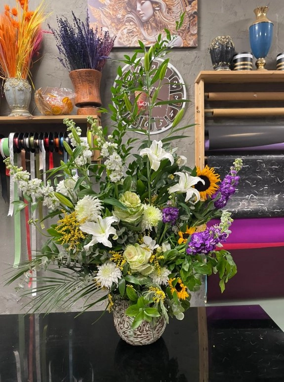 Renkli Lüks Karışık Aranjmanı