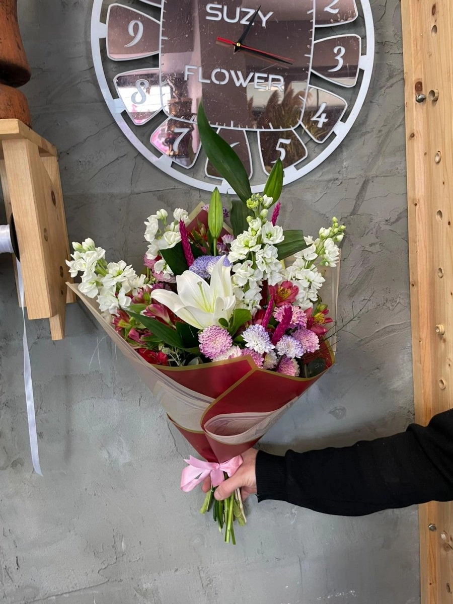 Lüks Karışık Mevsim Çiçekleri