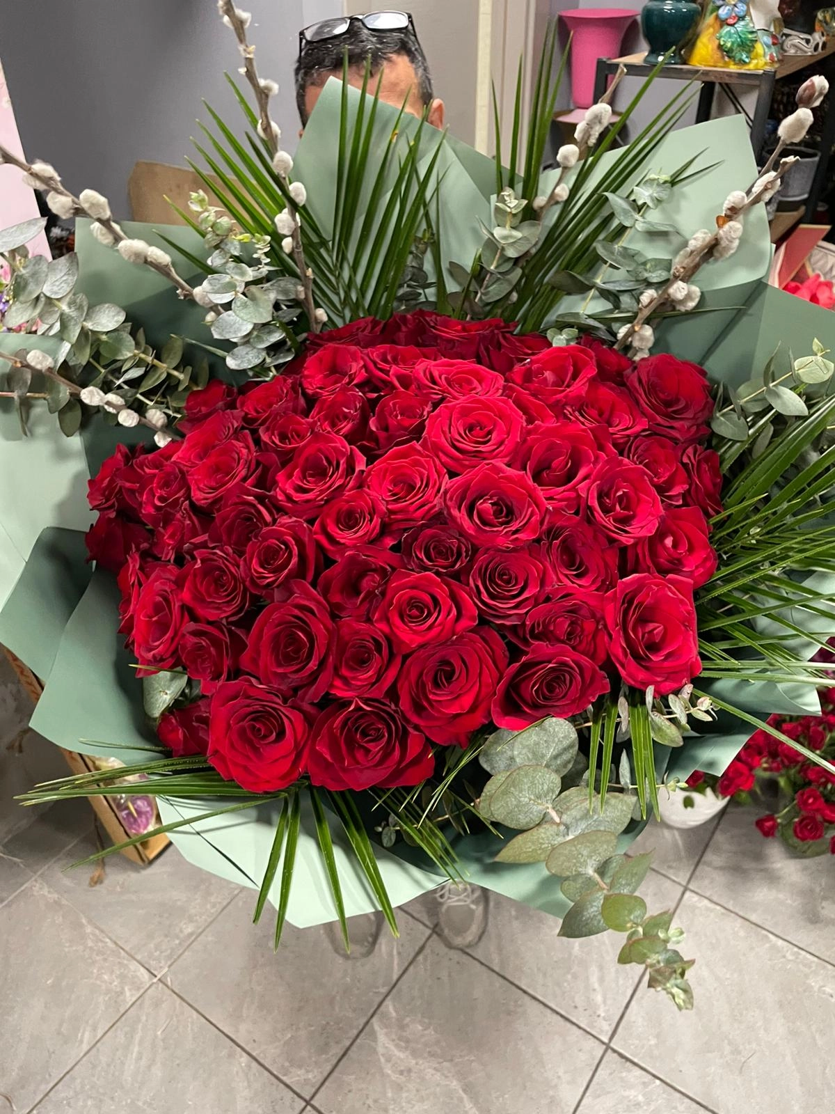 İthal Premium 55Li Gül Buketi